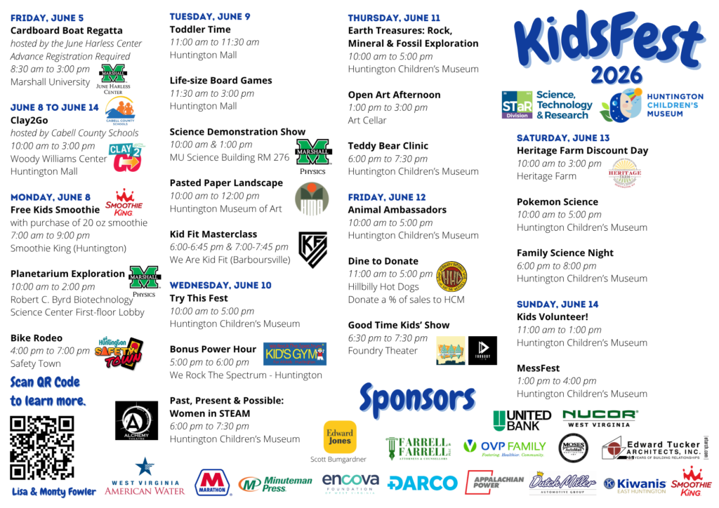 KidsFest 2026 Schedule
